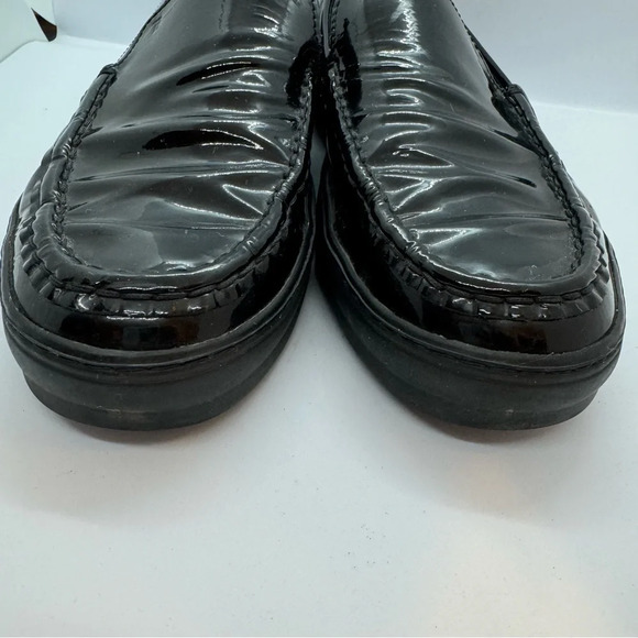 Tod's Black Patent Leather Loafers Womens Size 38.5 - Picture 6 of 10